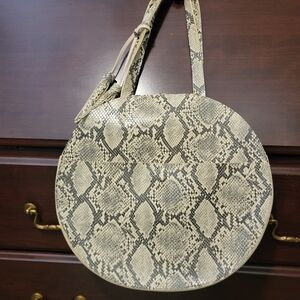 Snakeskin Patterned Women's Bag